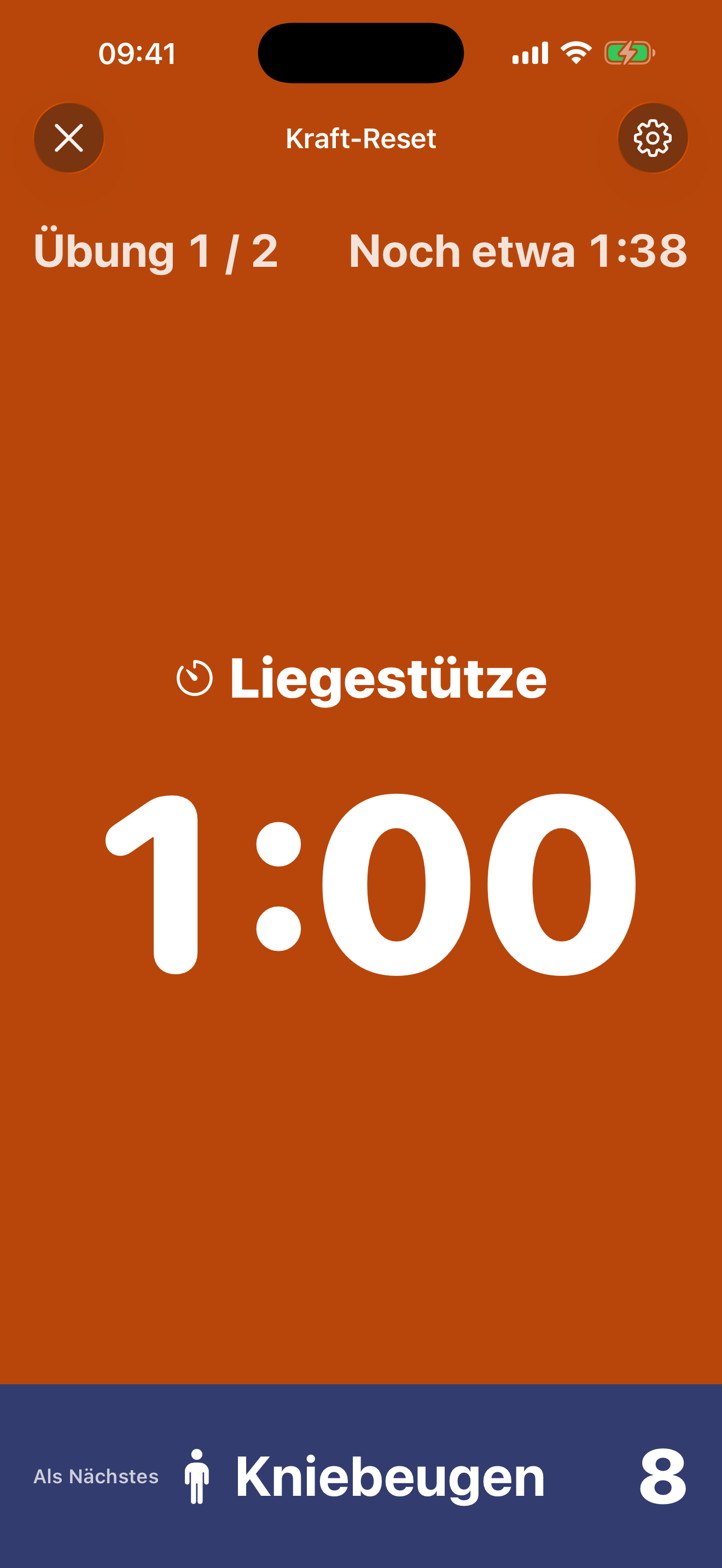 Handy weg. Stimme an. Los.